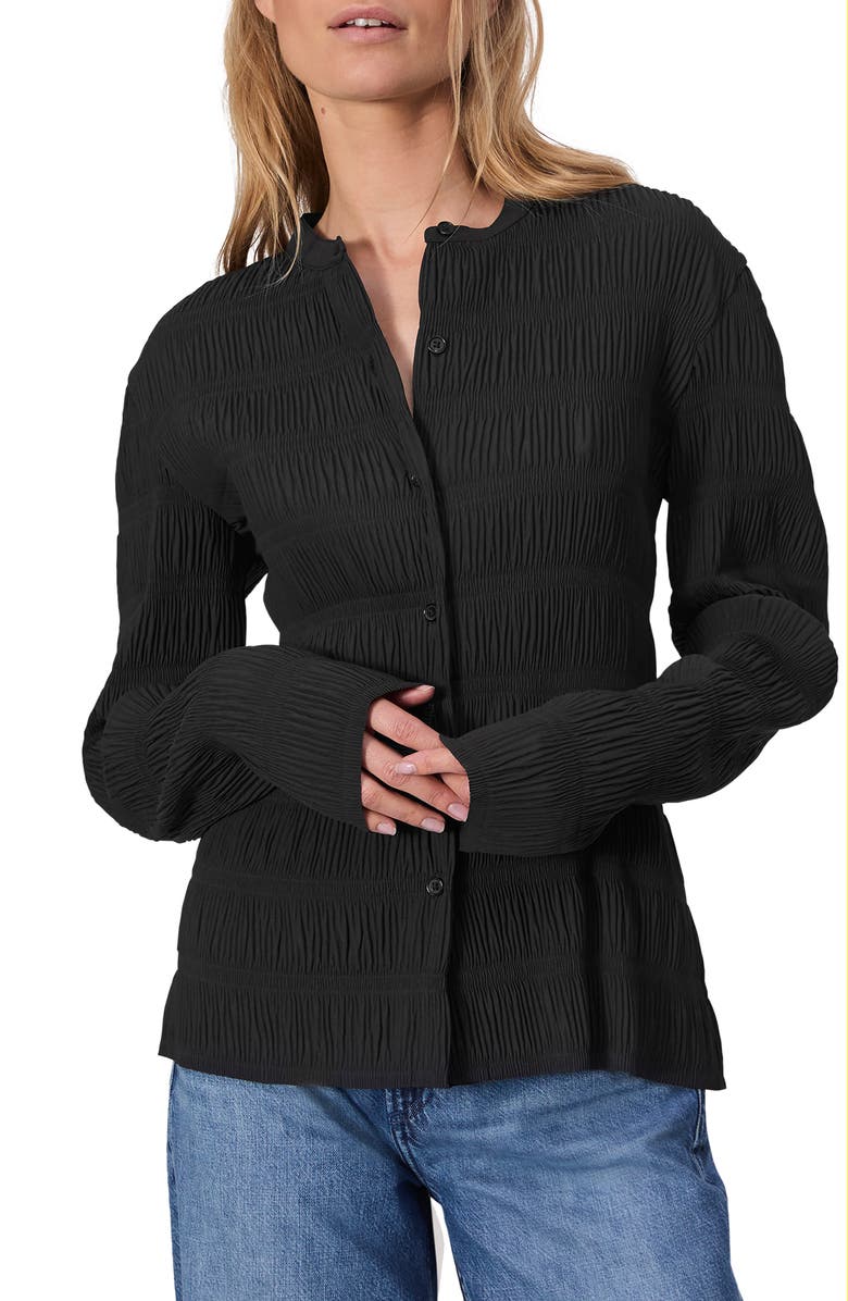 rag & bone Belle Shirred Top, Main, color, 