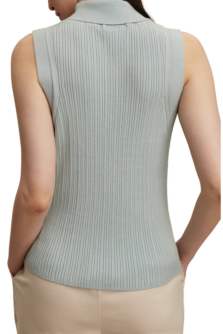 Anastasia Sleeveless Turtleneck, Alternate, color, WINTER SKY