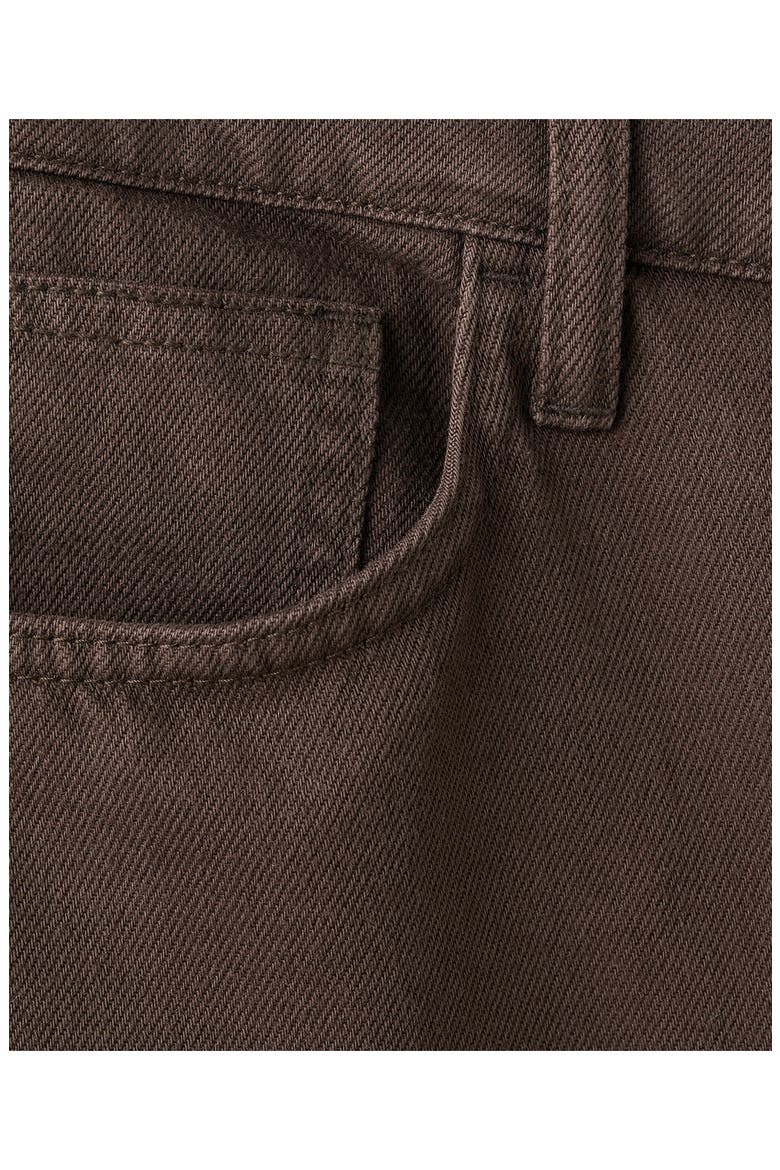 Matilda Mid Rise Straight Leg Jeans, Alternate, color, CHOCOLATE