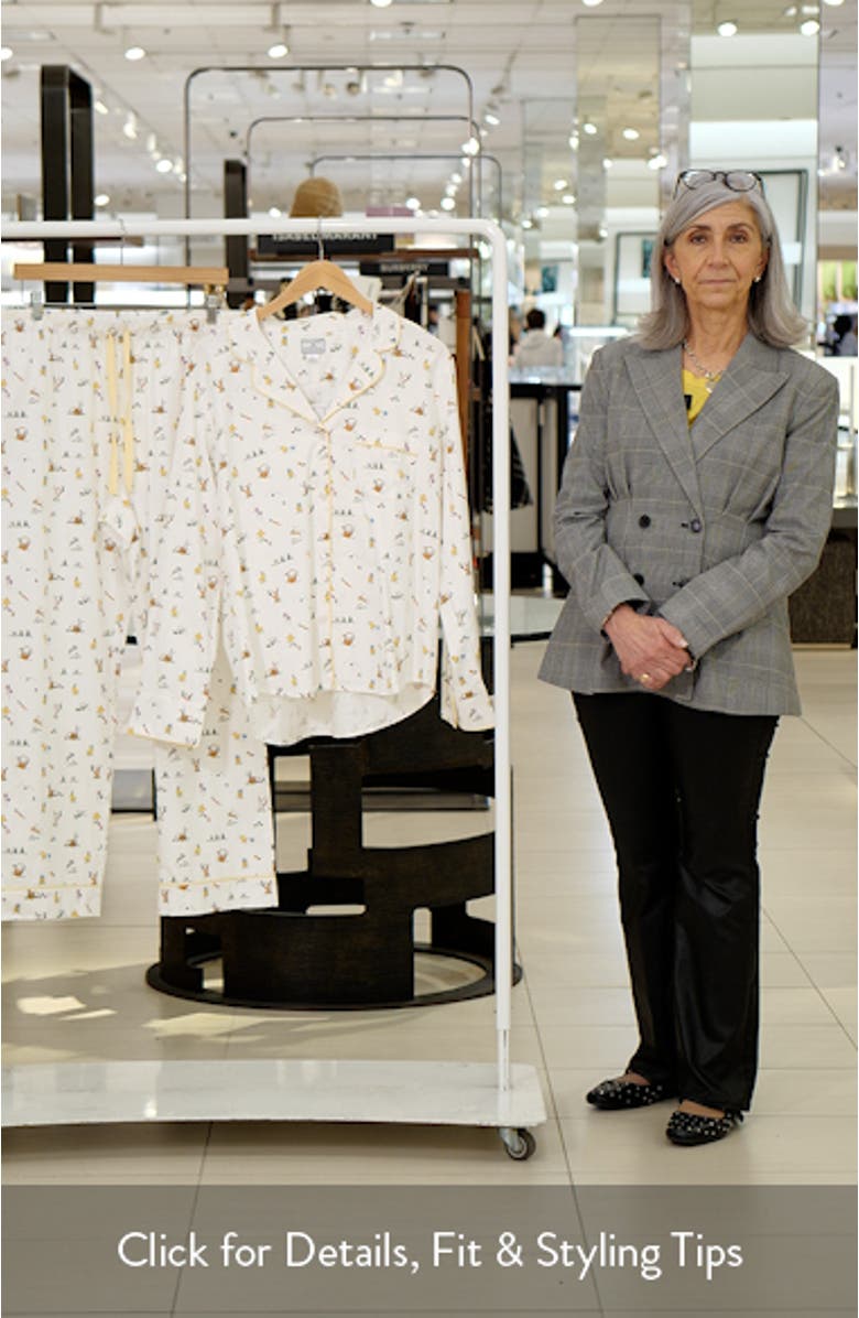 Brushed Cotton Twill Pajamas, sales video thumbnail