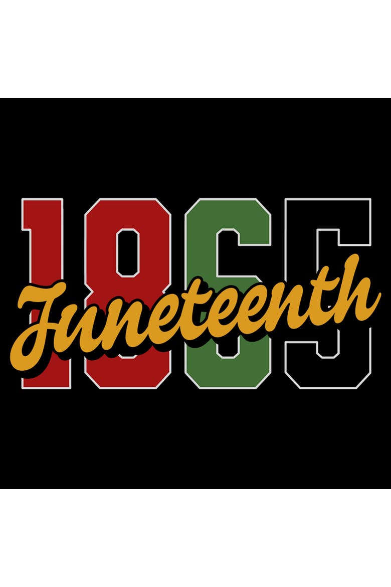 Men's Lost Gods 1865 Juneteenth Retro  Graphic T-Shirt, Alternate, color, Black