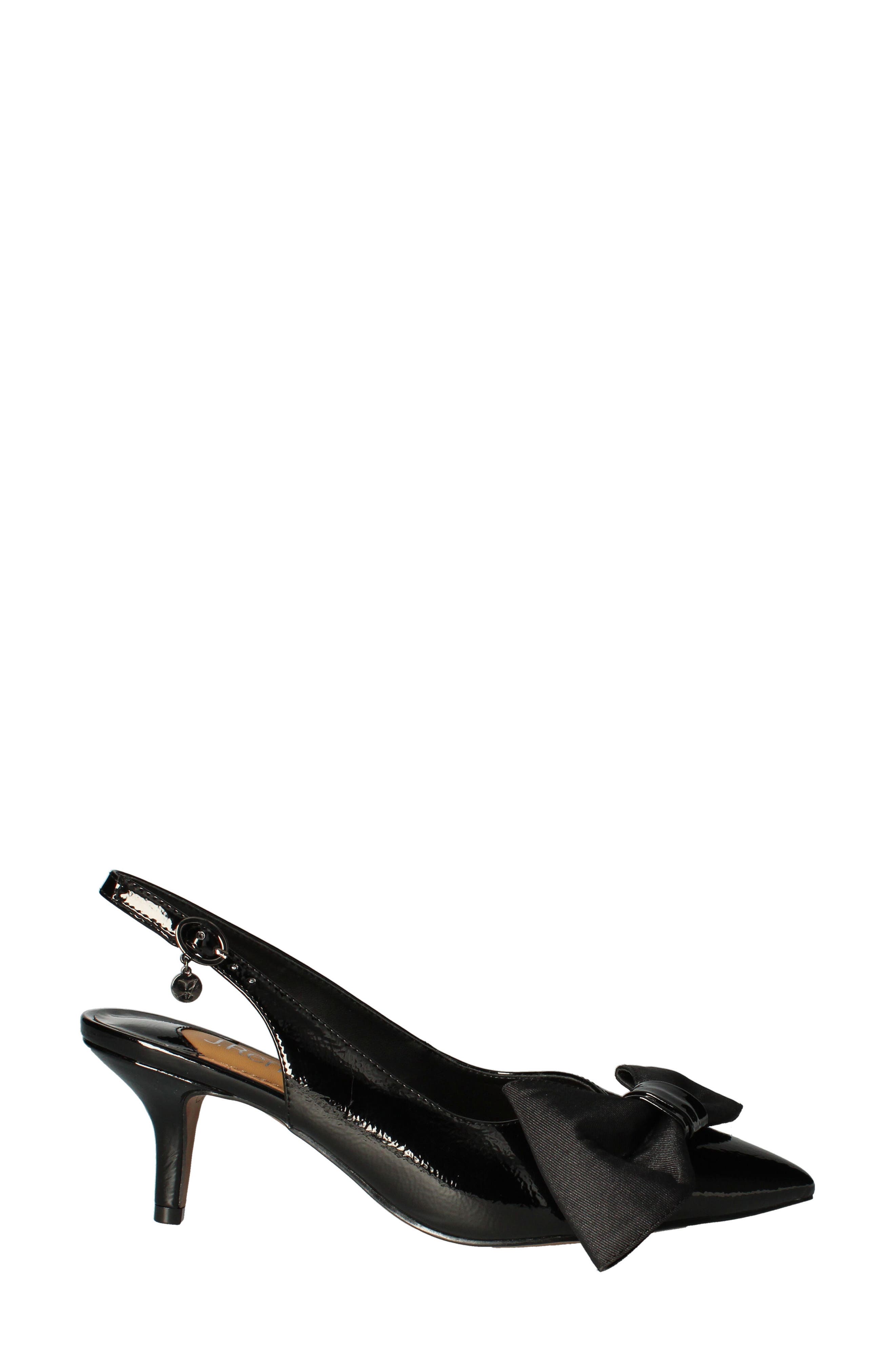 J. Reneé J.Renée Devika Slingback Pointed Toe Pump, Alternate, color, Black