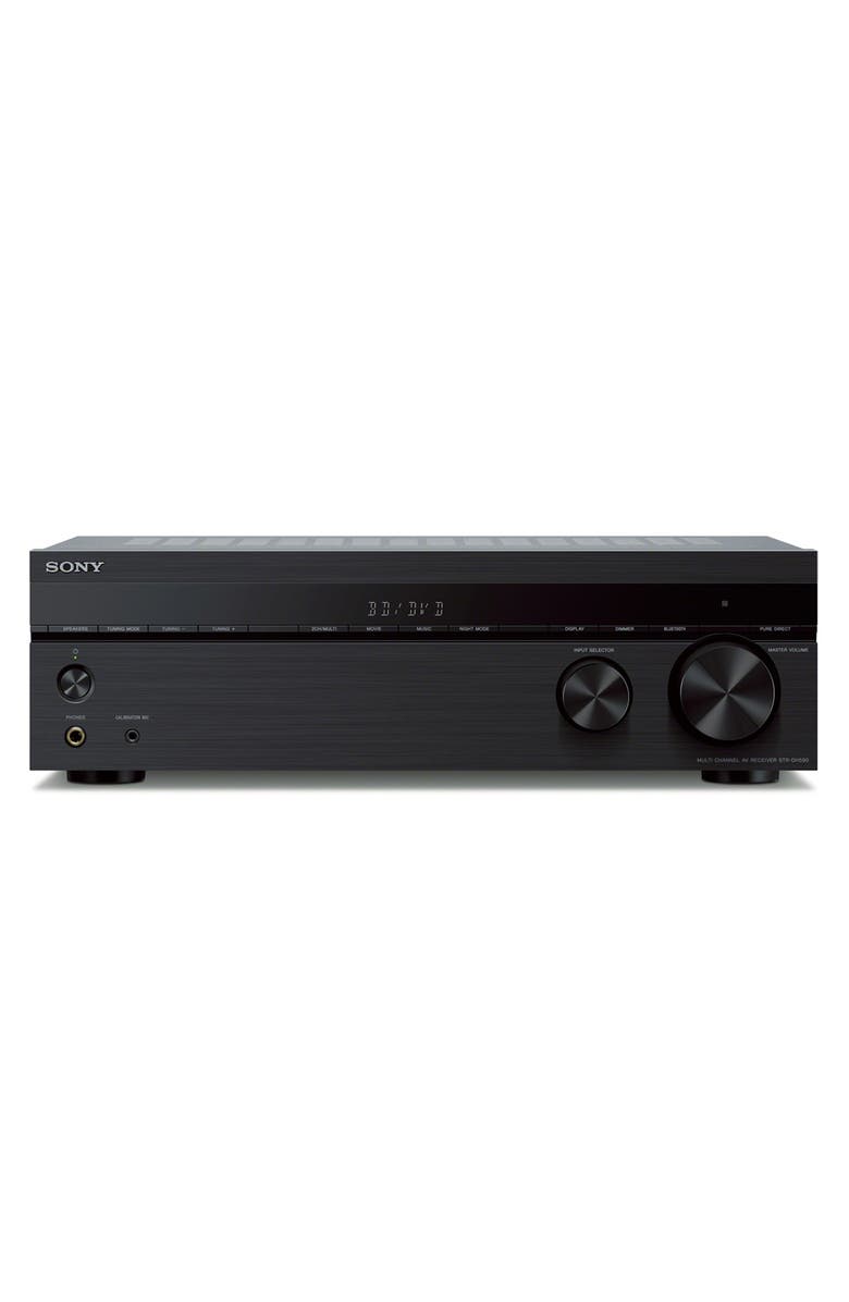 Sony STR-DH590 5.2 Multi-Channel 4K HDR AV Receiver with Bluetooth, Main, color, Black