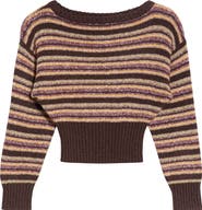 PacSun Cosette Off the Shoulder Rib Sweater
