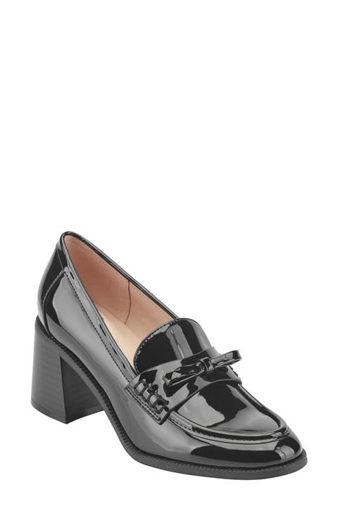 Kaynei Faux Leather Loafer Pump