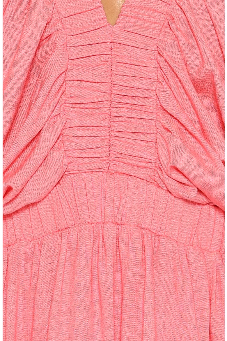Gianna Puff Sleeve Maxi Dress, Alternate, color, PINK