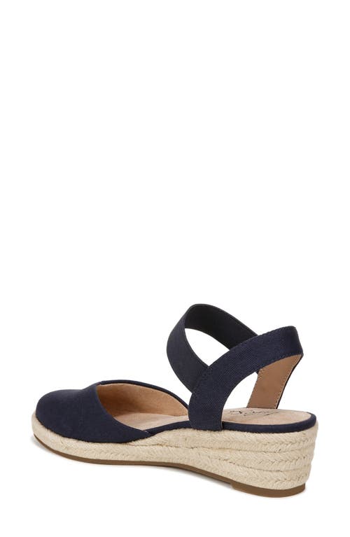 Lifestride Kimmie Ankle Strap Espadrille In Blue