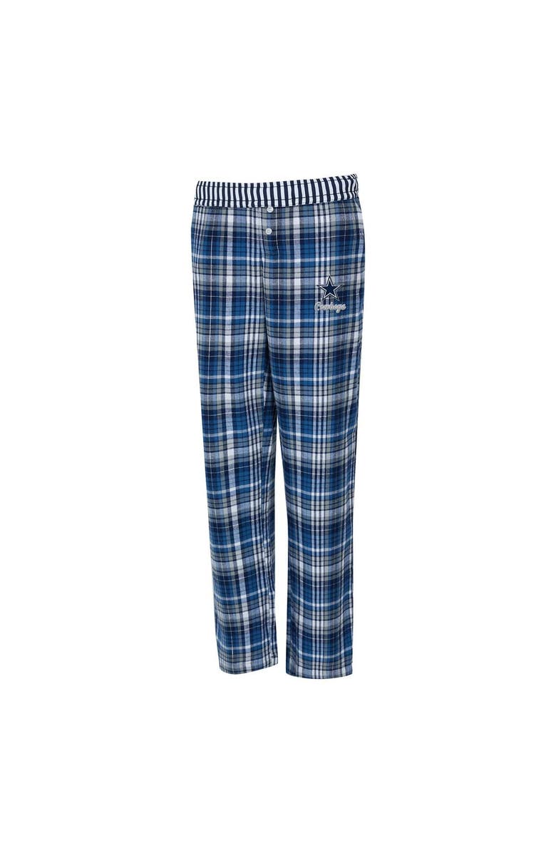 CONCEPTS SPORT Women's Concepts Sport  Navy Dallas Cowboys Laney Plaid Tri-Blend Pants, Alternate, color, Navy