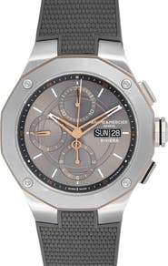 Baume & Mercier Riviera 10722 Rubber Strap Automatic Chronograph Watch, 43mm