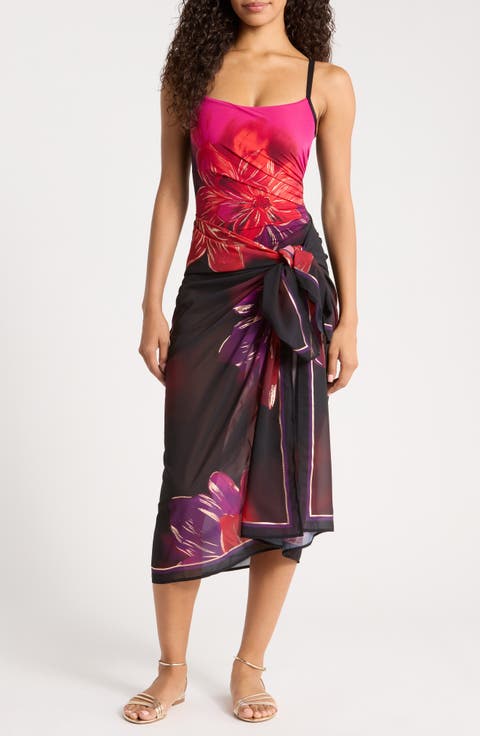 Petali Rosa Cover-Up Pareo