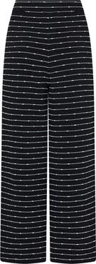 Milly Lettie Stripe High Waist Wide Leg Pants