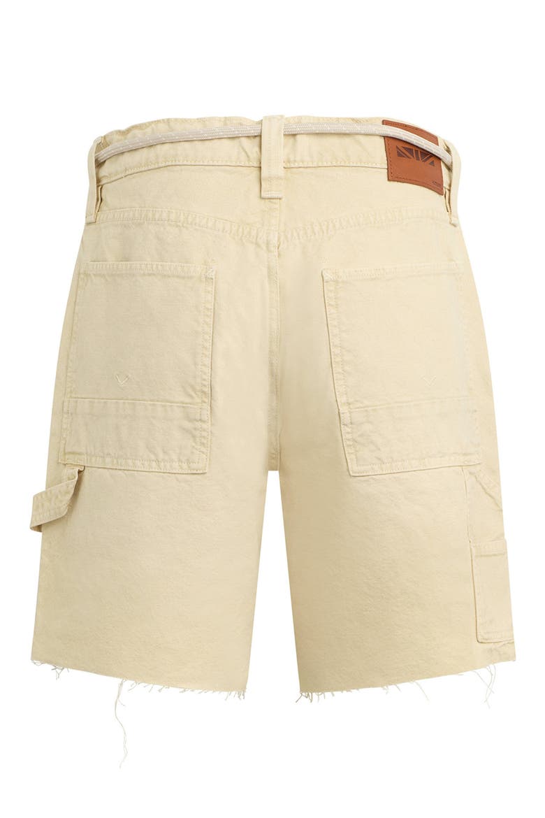 Cutoff Cotton Twill Carpenter Shorts, Alternate, color, DUSTY SAND