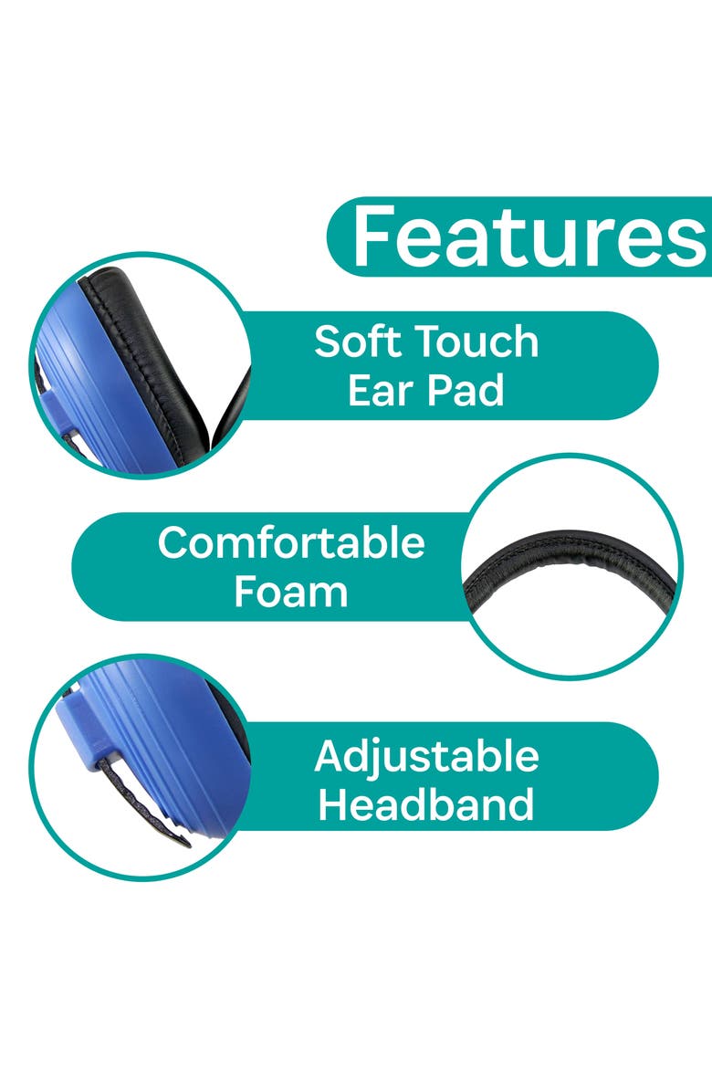 BuggyGear Kids' WhispEars Ear Protection Headphones, Alternate, color, Blue