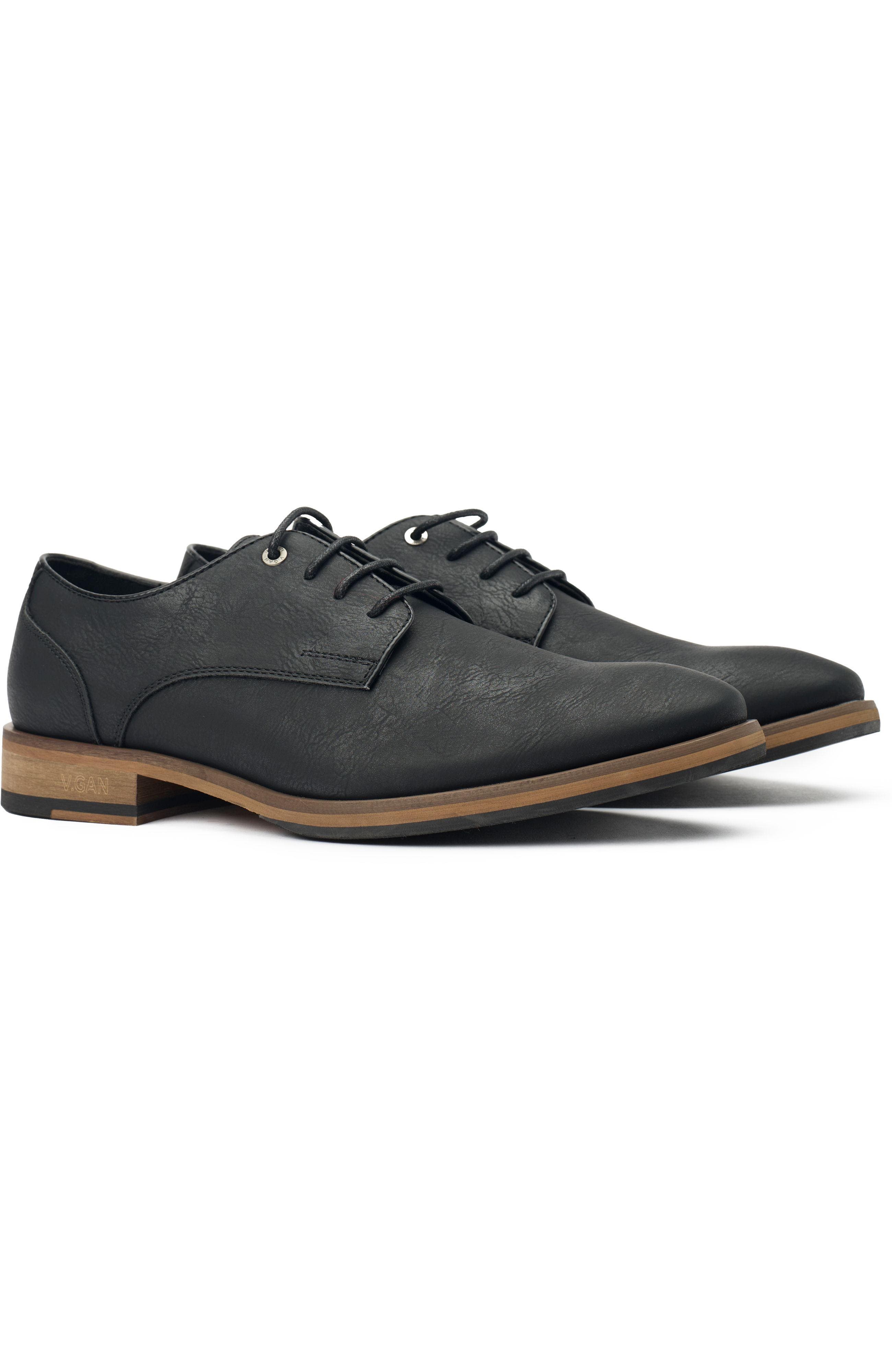 V.GAN LONDON Oatmeal 2 Derby Shoes, Alternate, color, Black