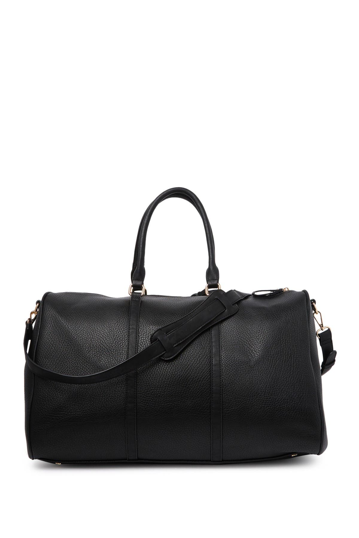 Sole Society Lacie Faux Leather Weekend Bag, Alternate, color, 