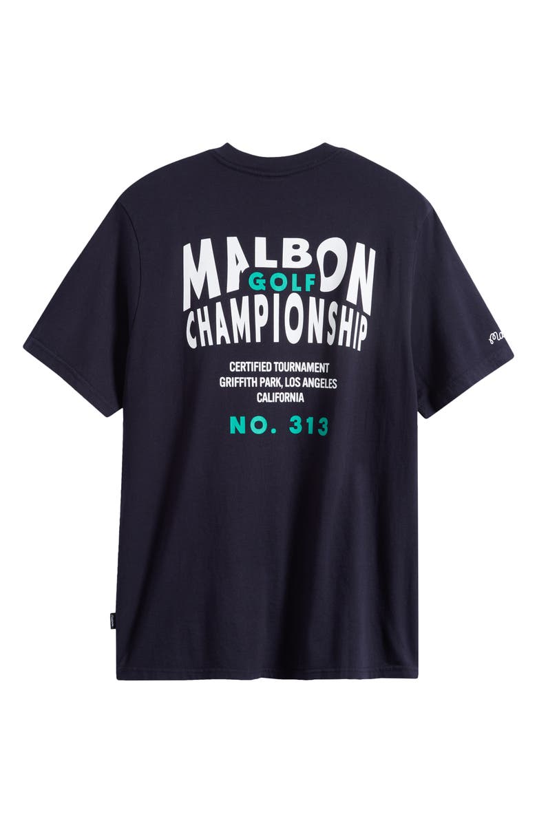 Malbon Golf Bermuda Championship Graphic T-Shirt, Alternate, color, Midnight