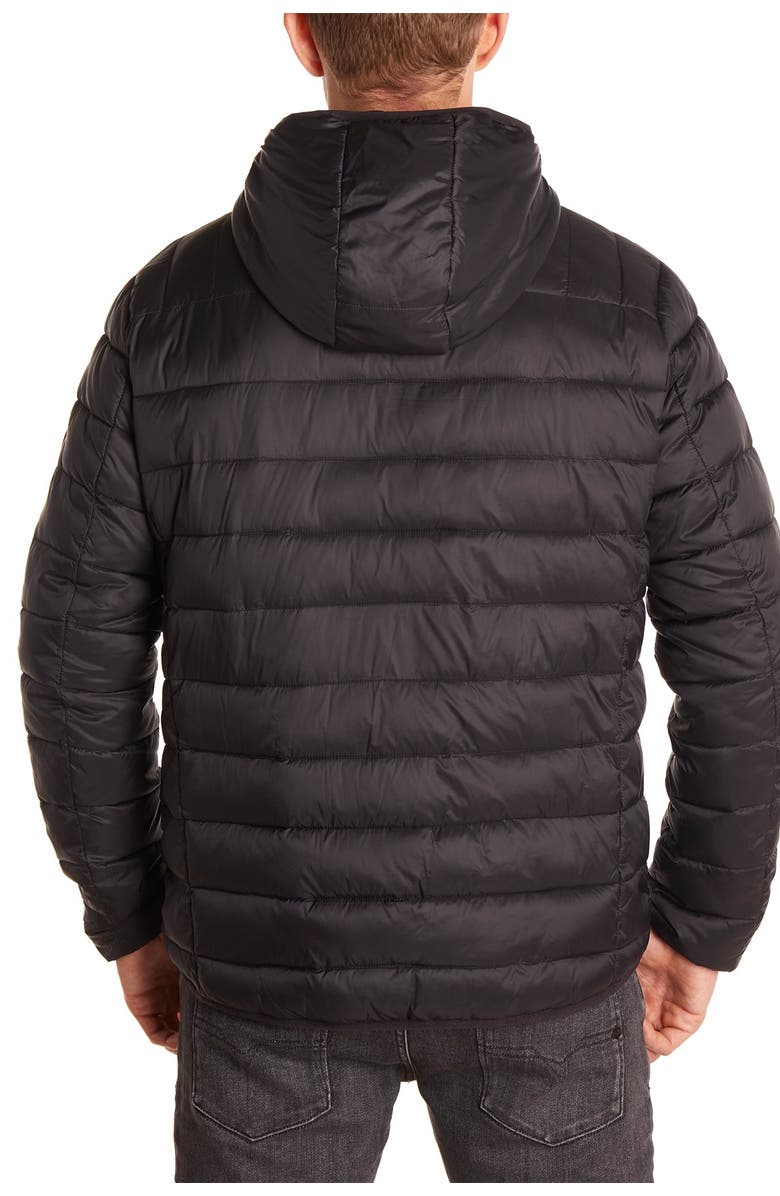 Perry Ellis Nylon Packable Quilted Jacket, Alternate, color, 