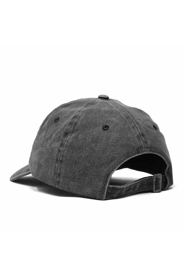 Mens Lil Alien Cotton Dad Cap, Alternate, color, Washed Black