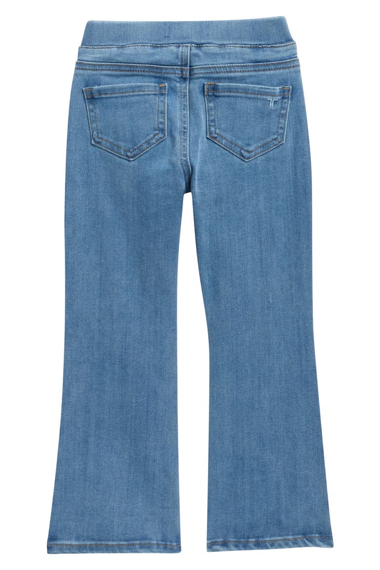 Kids' Pull-On Flare Jeans, Alternate, color, LIGHT INDIGO