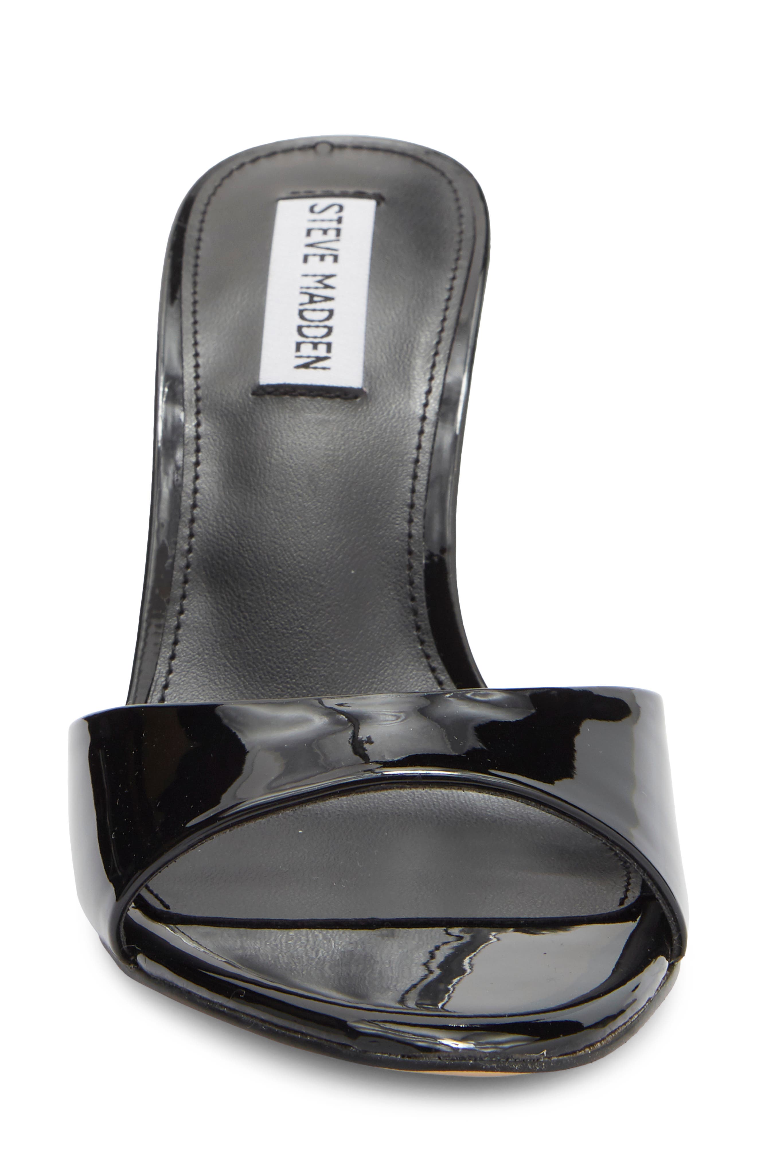 Steve Madden Porcha Stiletto Mule Sandal, Alternate, color, Black