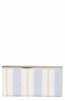 MUNDI SMALL LEATHER GOODS Slim Stripe Clutch