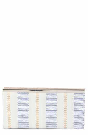 Slim Stripe Clutch
