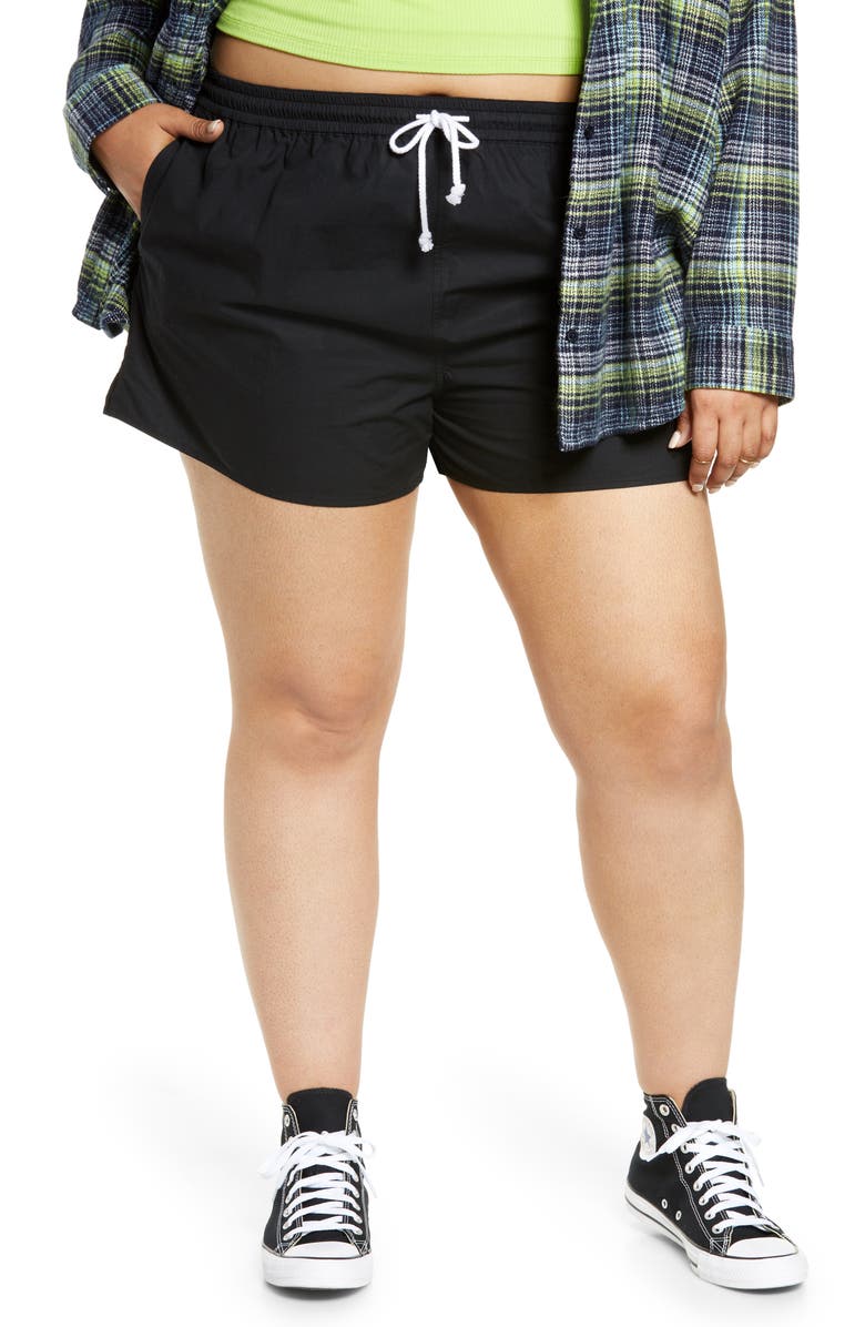 BP. Drawstring Cotton Sport Shorts, Main, color, 