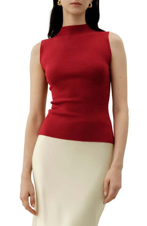Seamless Knit Washable-Wool Vest