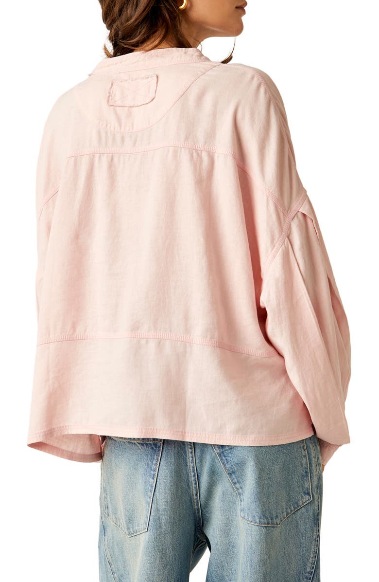 Free People Jude Linen Blend Top, Alternate, color, 