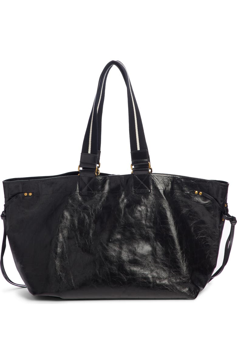 Isabel Marant Wardy New Leather Shopper Tote, Alternate, color,