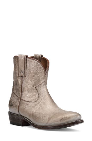 Frye Billy Short Western Boot In Gold