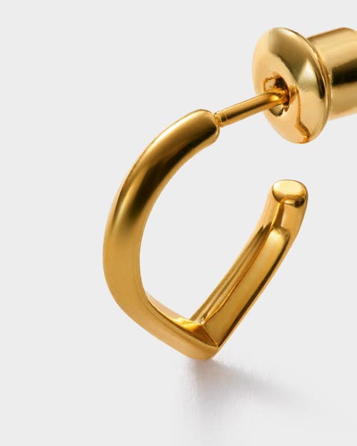 Katie Loxton Elsi Waterproof Gold Huggie Hoop Earrings In Gold