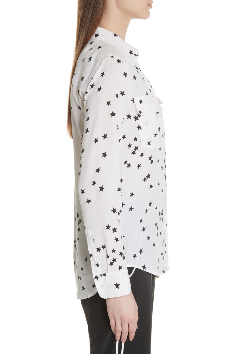 Equipment 'Starry Night' Silk Shirt, Alternate, color, 