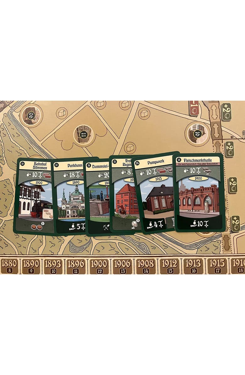 RIO Grande Games ACH Findorff City Strategy Building Game, Alternate, color, Multicolored