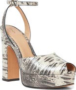 Fendi After 9 Ankle Strap Platform Sandal