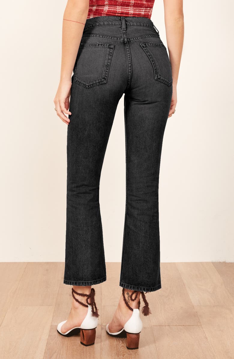 Reformation Jordi Ankle Kick Flare Jeans, Alternate, color,