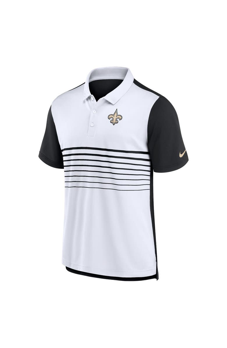 Nike Men's Nike Black/White New Orleans Saints Fashion Performance Polo, Alternate, color, 