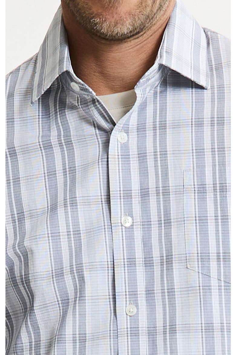 Hayati Cotton Button-Down Shirt, Alternate, color, Grey