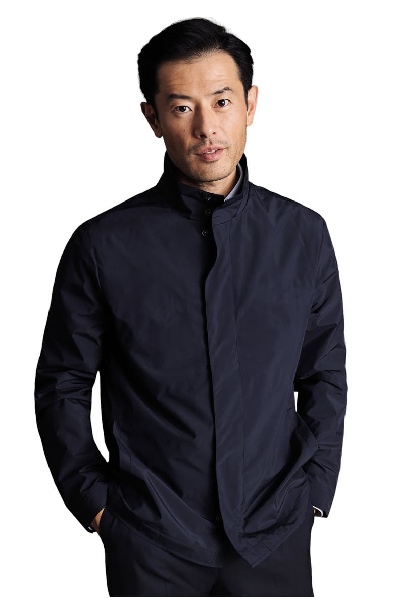 Charles Tyrwhitt Windbreaker, Main, color, Denim Blue
