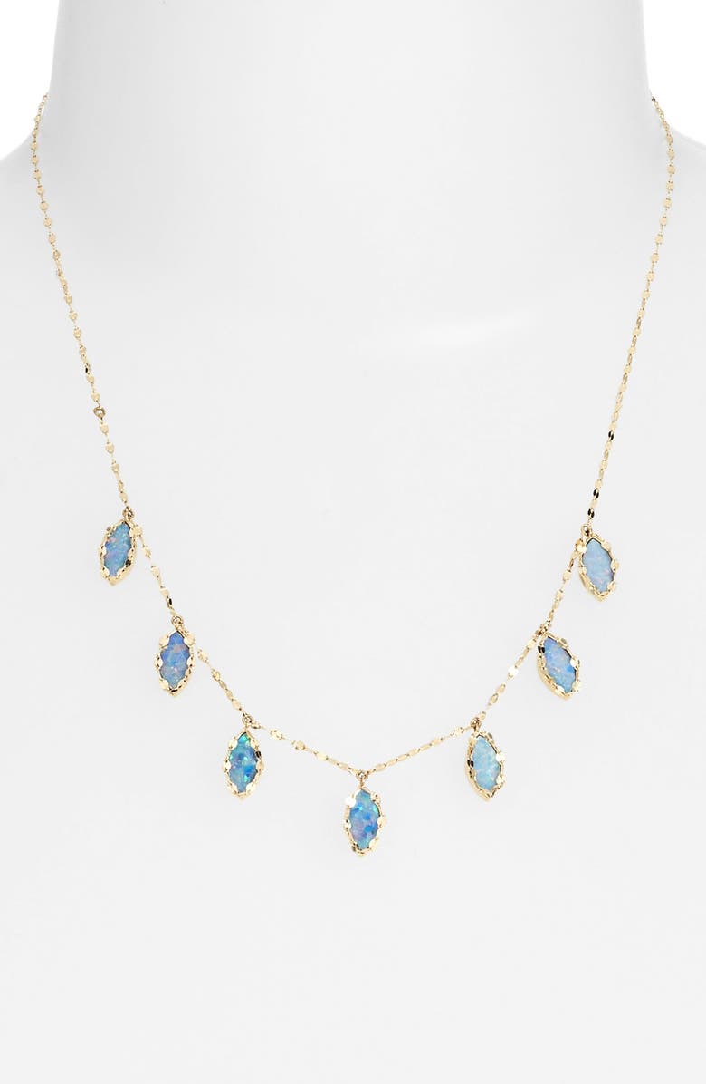 LANA Jewelry 'Riviera - Prix Gypsy' Frontal Necklace, Main, color,