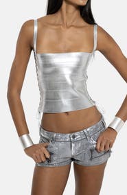 JADED LONDON Bandage Corset Top