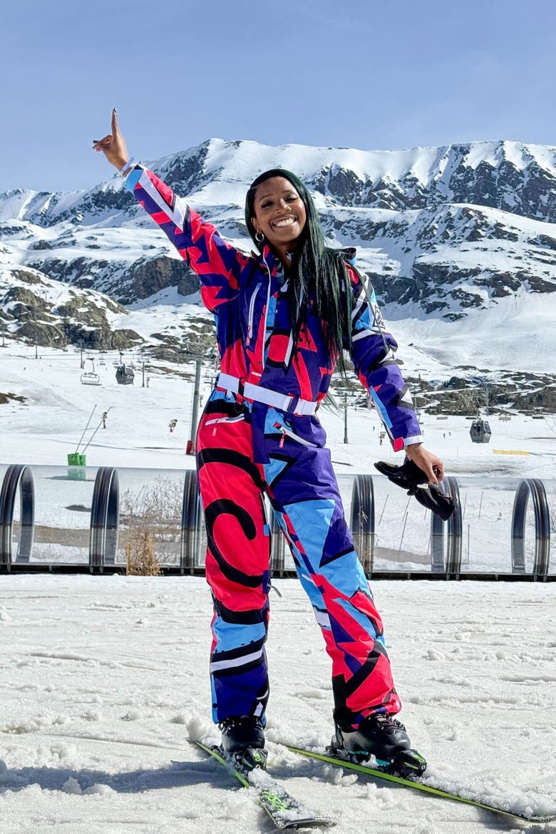 Fresh Prince Shaped Women's Ski Suit, Alternate, color, multi-colour
