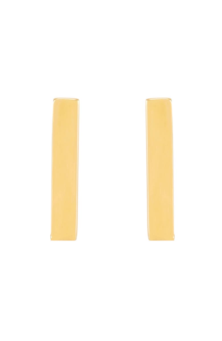 Frankie & Zoe Bar Stud Earrings, Alternate, color, Yellow Gold