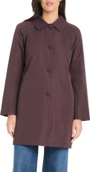 Kate Spade New York Hooded A-Line Trench Coat