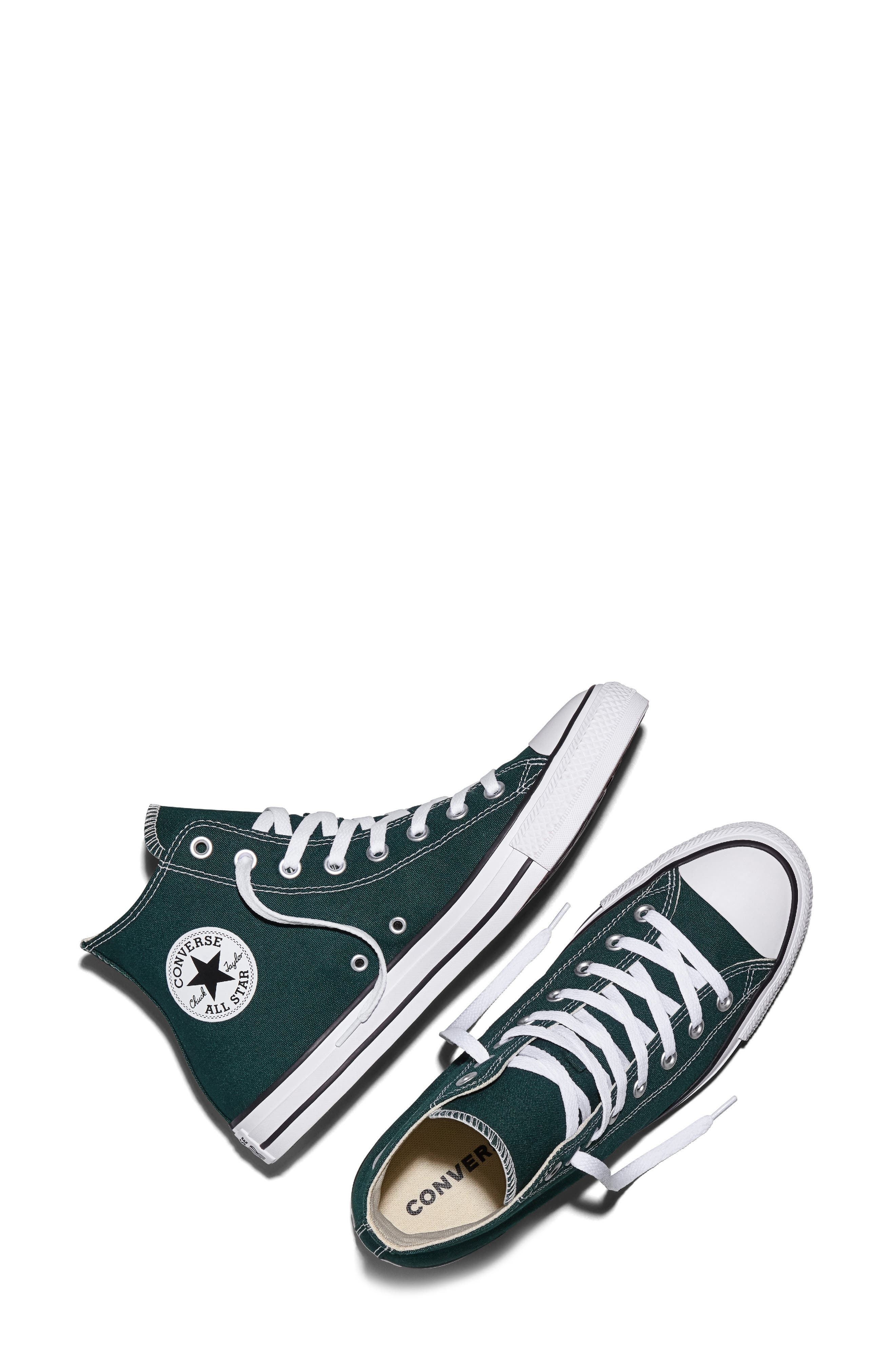Gender Inclusive Chuck Taylor All Star Canvas High Top Sneaker, Alternate, color, STEELY PINE