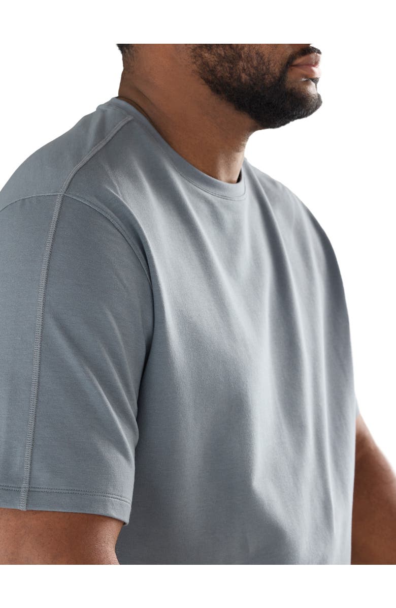 Oak Hill by DXL Big & Tall Luxury T-Shirt, Alternate, color, Castle Grey Pd