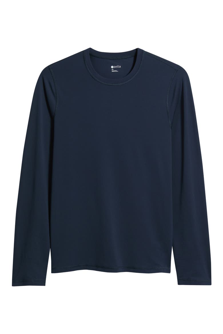 Endurance Long Sleeve T-Shirt, Alternate, color, NAVY ECLIPSE