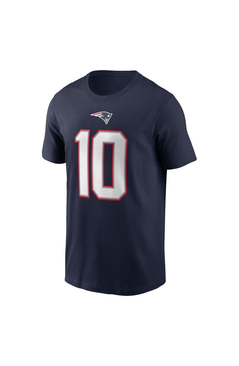 Nike Men's Nike Mac Jones Navy New England Patriots Player Name & Number T-Shirt, Alternate, color, 