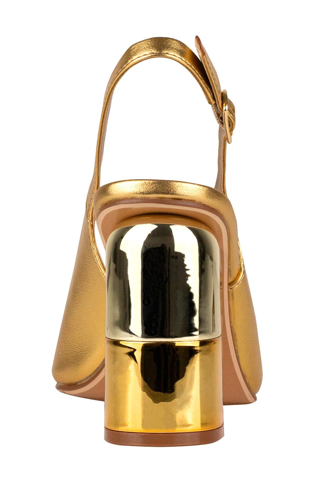 Nova Slingback Pump, Alternate, color, GOLD