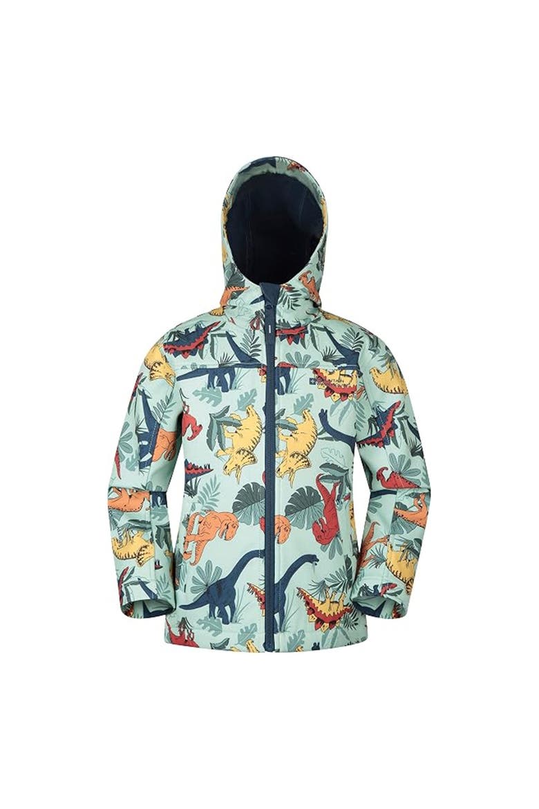 Childrens/Kids Exodus Printed Softshell Water Resistant Jacket, Main, color, Multicolored